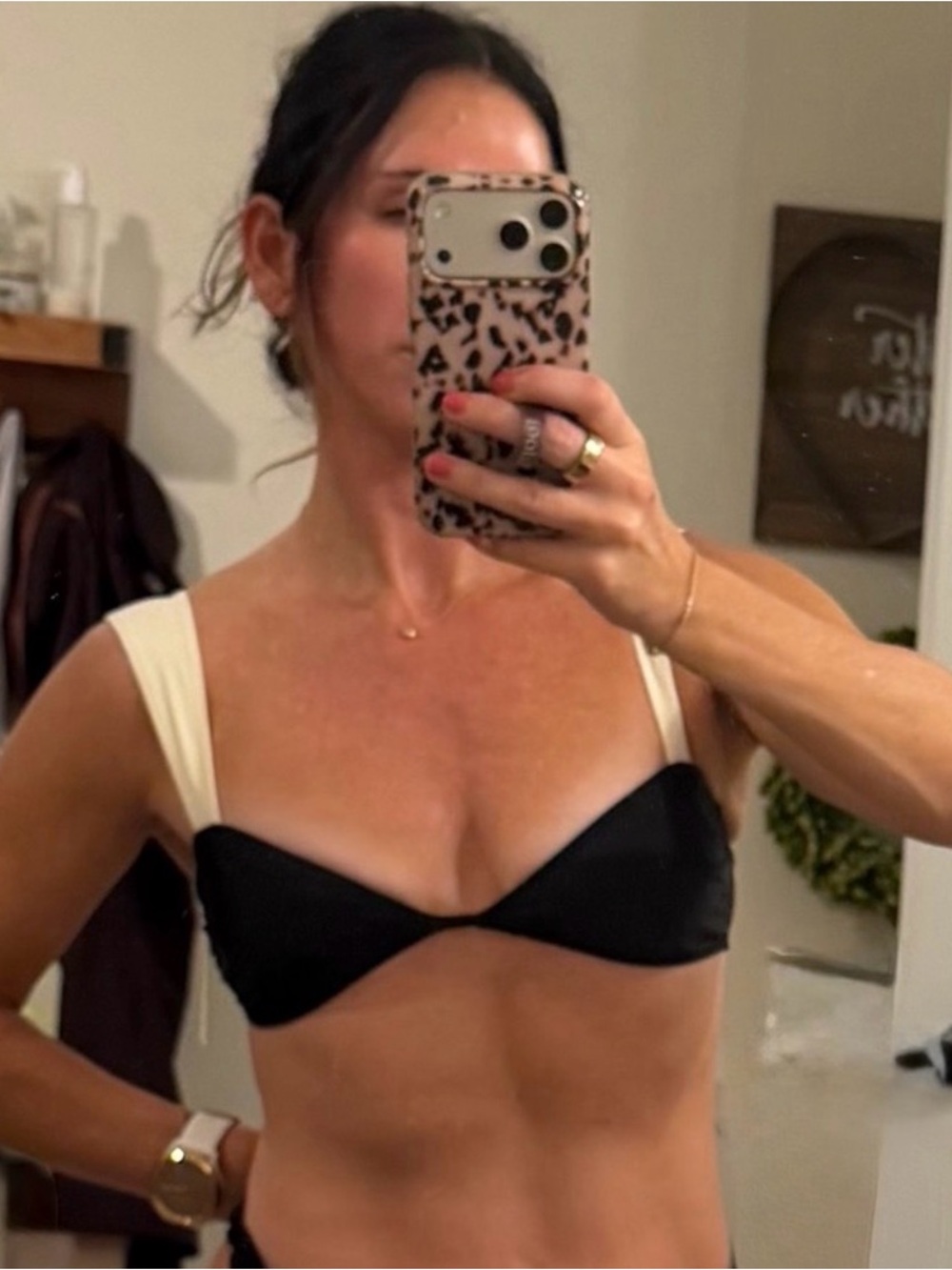 Astoria Suited Up Bikini Swim Top S NWT